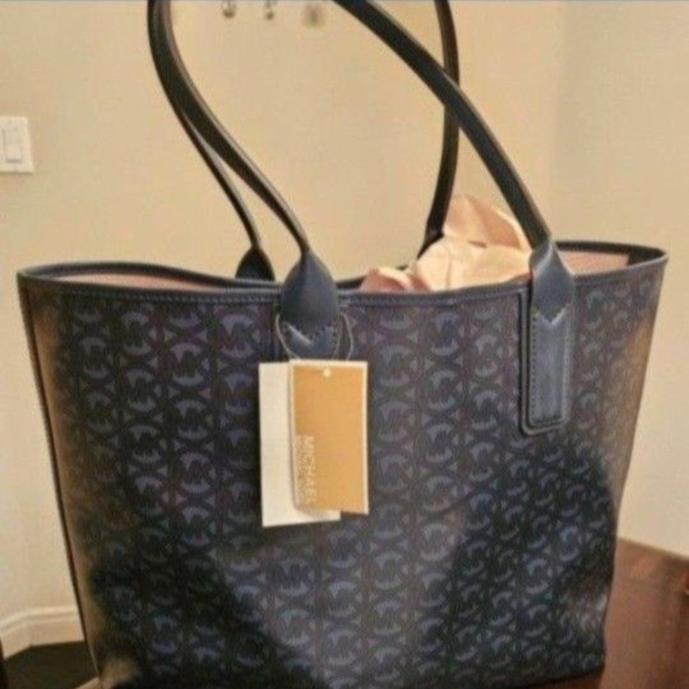 Michael Kors Blue Tote Bag